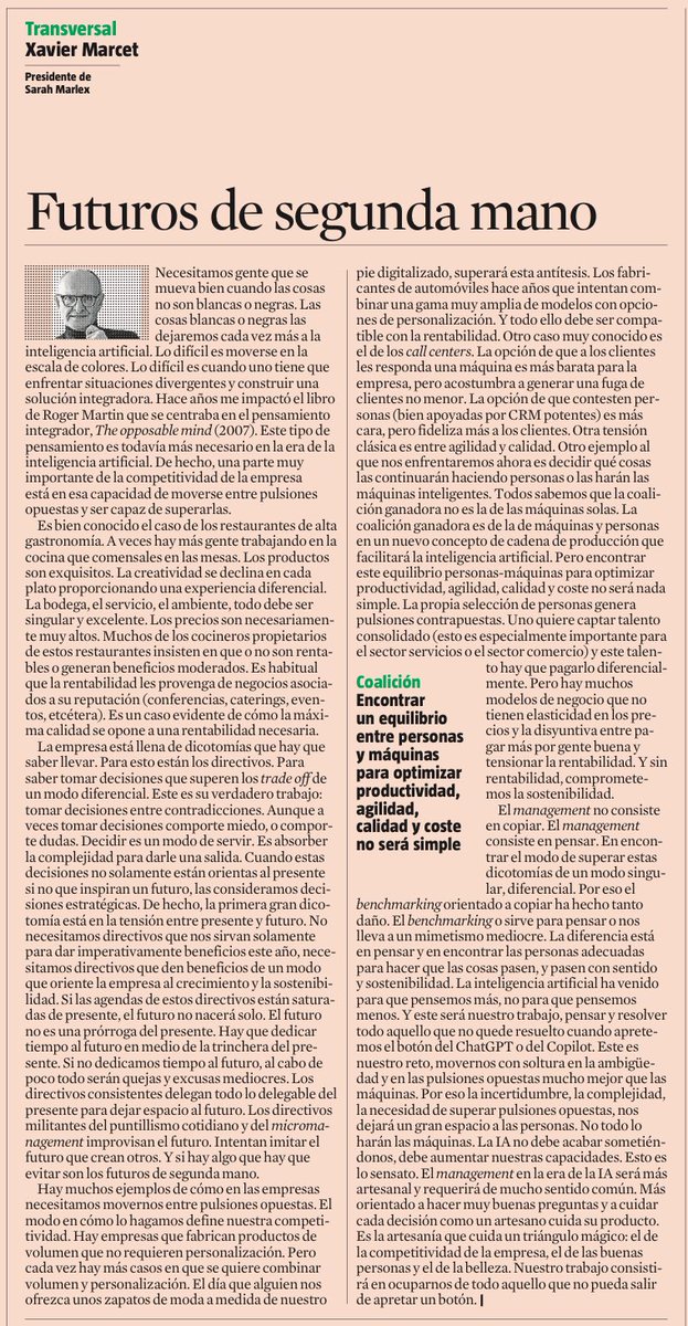 FUTUROS DE SEGUNDA MANO

Líderes que piensan por si mismos, que  son capaces de integrar pulsiones opuestas y que evitan caer en futuros de segunda mano
Hoy en <a href="/LaVanguardia/">La Vanguardia</a>