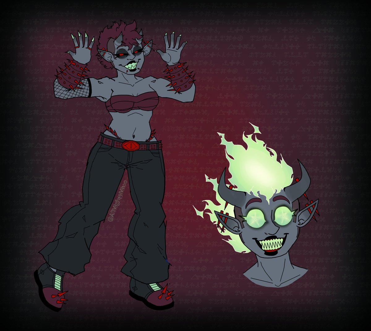 OC I made for fun lol

#digitalart