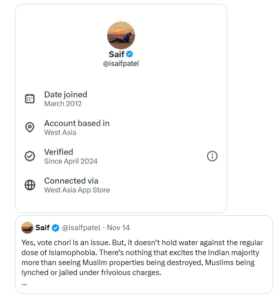 Starboy2079's tweet image. So 90% of the X handles who are concerned about Indian democracy are from Pakistan and Bangladesh🤣🤣