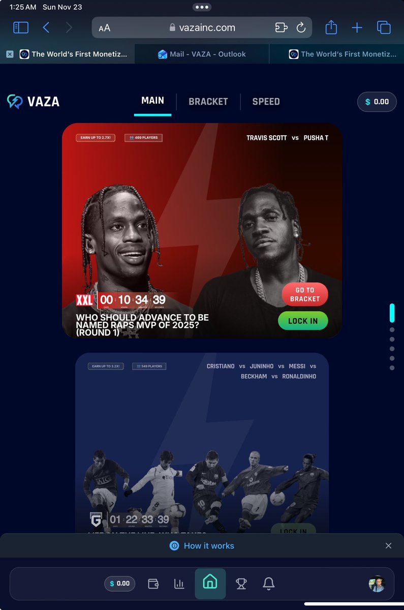 Here’s our home page for <a href="/vazainc/">VAZA</a> - feedback welcome!