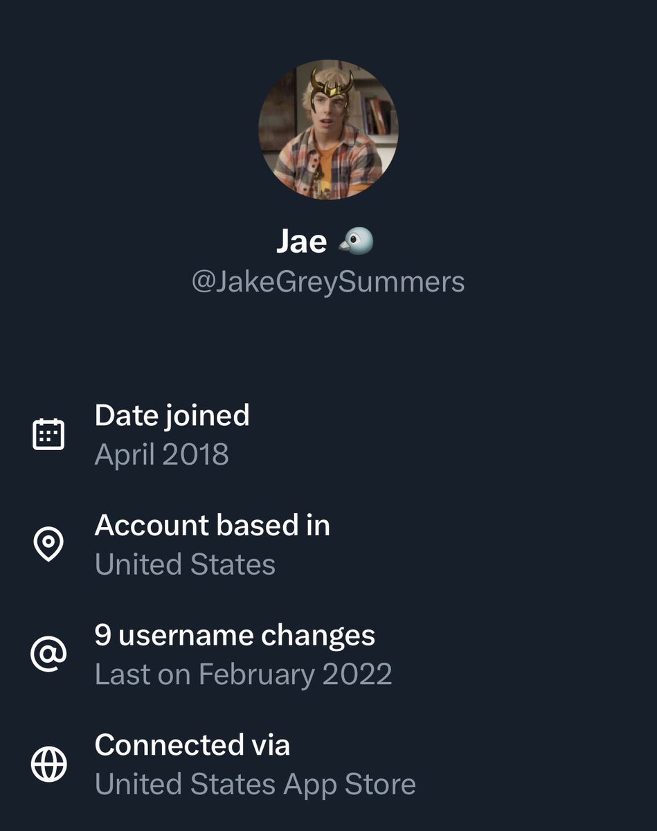 9 username changes? Well I don’t think that’s right