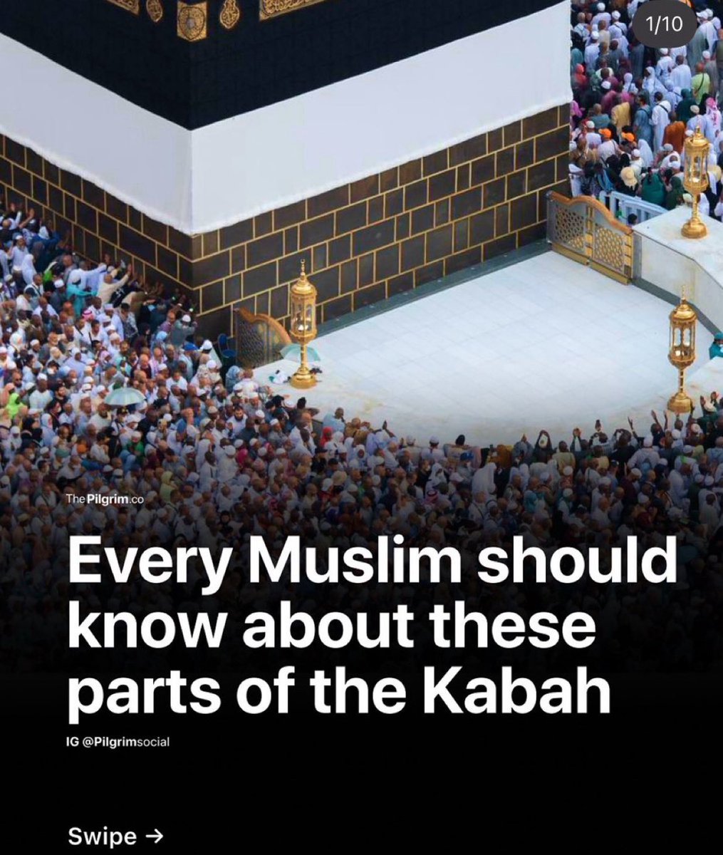 Every Muslim should know these parts of kaabah…..