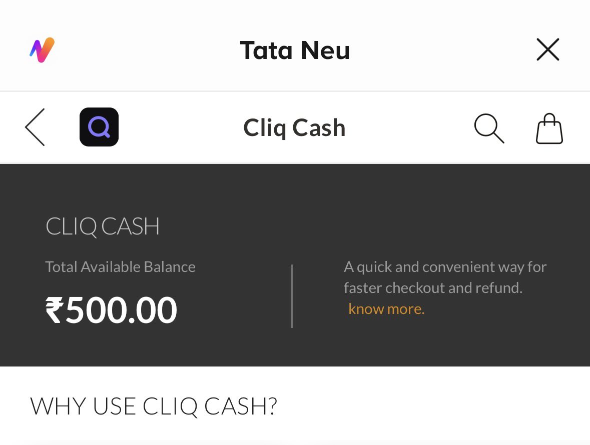 taditdash's tweet photo. ₹500 Credited, check yours NOW!
#ccgeeks #ccgeek #tatacliq https://t.co/dZAErVgjgA