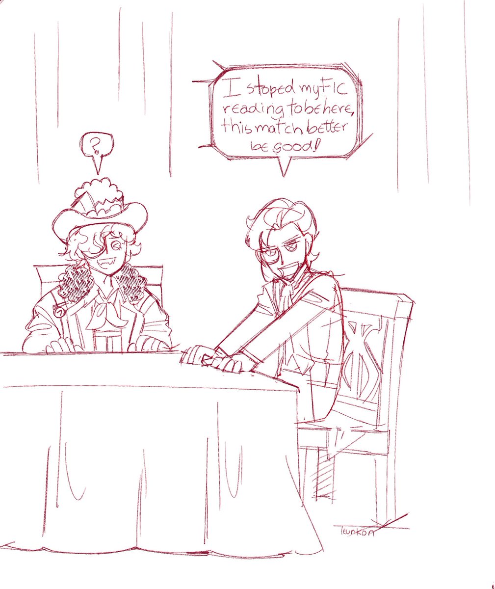 LeunKon's tweet image. today&apos;s duo doodle