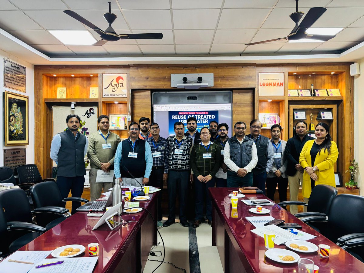CSEINDIA's tweet image. CSE's Water Programme in collaboration with @cleanganganmcg successfully organised an orientation training programme on “Reuse of Treated Water” at @AgraNagarNigam. 

The session was aimed at streamlining and strengthening implementation approach of recently developed “City Level…