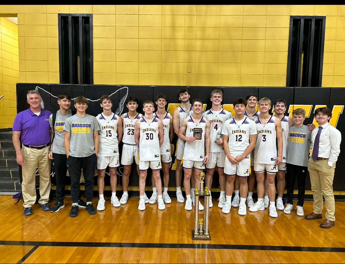 AnacocoBBSK's tweet image. The Anacoco Indians won a hard fought game in overtime vs the Zwolle Hawks 38-37 to win the Florien HS Tournament! Great 🏀 game &amp;amp; environment!