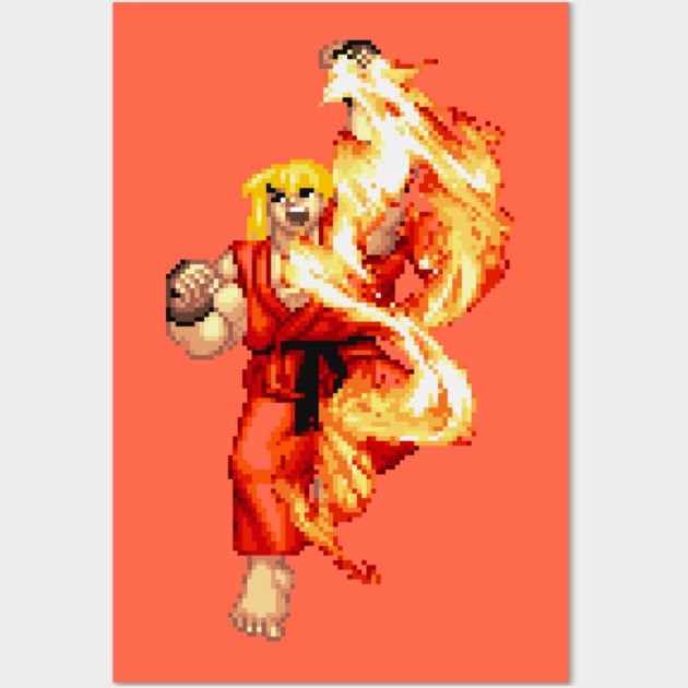 Ken's fire Shōryuken 🔥🥊