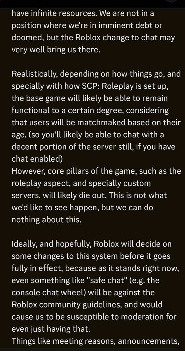 reyjsb's tweet image. @KreekCraft this is a massage from scp roleplay a popular roleplay game on roblox
#roblox #robloxnews