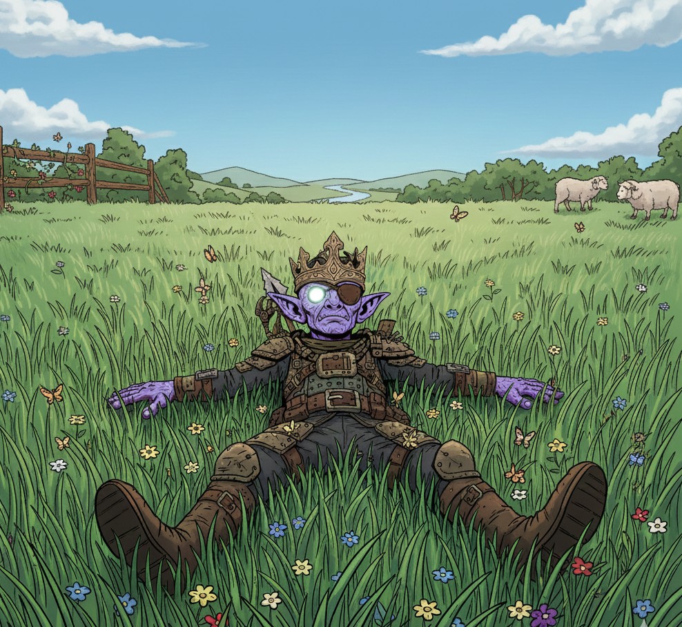 Tesla_sol's tweet image. GOB MORNING GANG.  
After the presale selling out early the Goblin King is out touching a bit of grass, rejuvenating after a long week in the dark, damp, caves and caverns.  @thatgoblins 
Have a great Sunday.

GRRAAAGGGGHHHHH