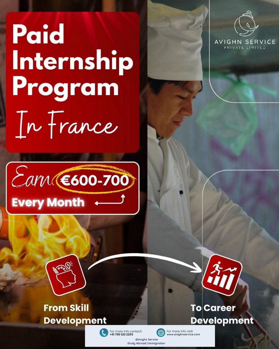 AvighnService's tweet photo. Low IELTS score? No worries! France is a great study destination with affordable fees and scholarships upto£3500

Contact us at +91 7901202255 to know more about studying in France
#StudyinFrance #StudyinEurope #Masters #StudyAbroad #OverseasEducation #AvighnService #Mangalagiri https://t.co/b66QRHy8B7