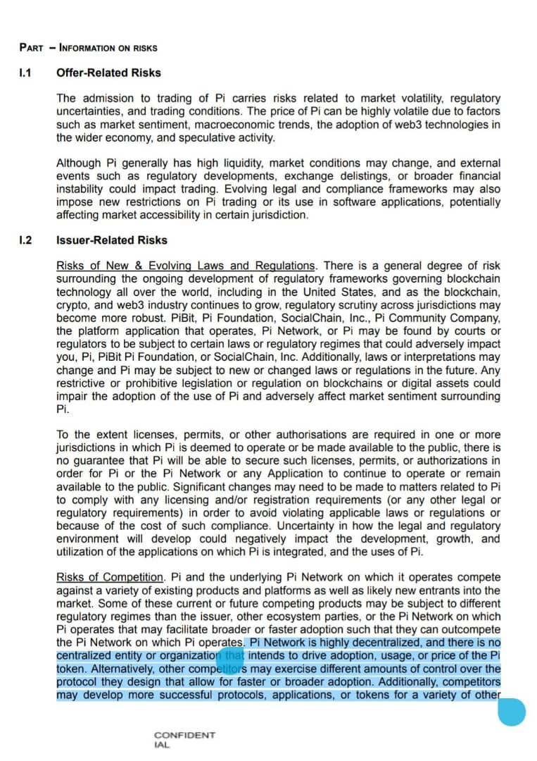 CryptoExxpert24's tweet image. Special announcement to all Pioneers.

According to @PiCoreTeam in regards to the recently released white paper based on MICA it says, Pi is highly decentralized, therefore the Pi ecosystem can&apos;t rely on Centralized order books and authorities.

As a highly decentralized…