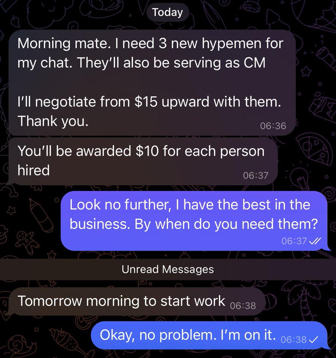 Web3 Jobs Available 🌐

3 CMs needed for minimum $15 per week job.

- Join: t.me/+5IpuWCIxRNZiO…

- ❤️ &amp; 🔂

Comment your telegram username/handle