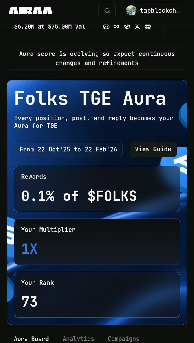 TAPBlockchain's tweet image. Gm lads happy sunday 🔥🔥🔥
I&apos;ve conquered the rankings! 
Moved rank on  @zk_agi 16 to  14, @FolksFinance rank  85 to 73, and @Neverland_Money rank  25 to 16!

Also, I strategically dumped Clober 5 to  10 because being top 5 is too much pressure. And I executed a flawless,…