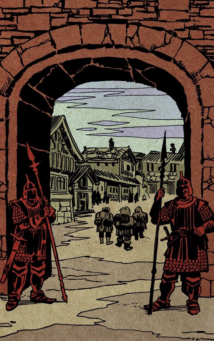 AlexeyGorboot's tweet image. The guards. The gatekeeper archetype is one of the essential elements of fantasy storytelling.