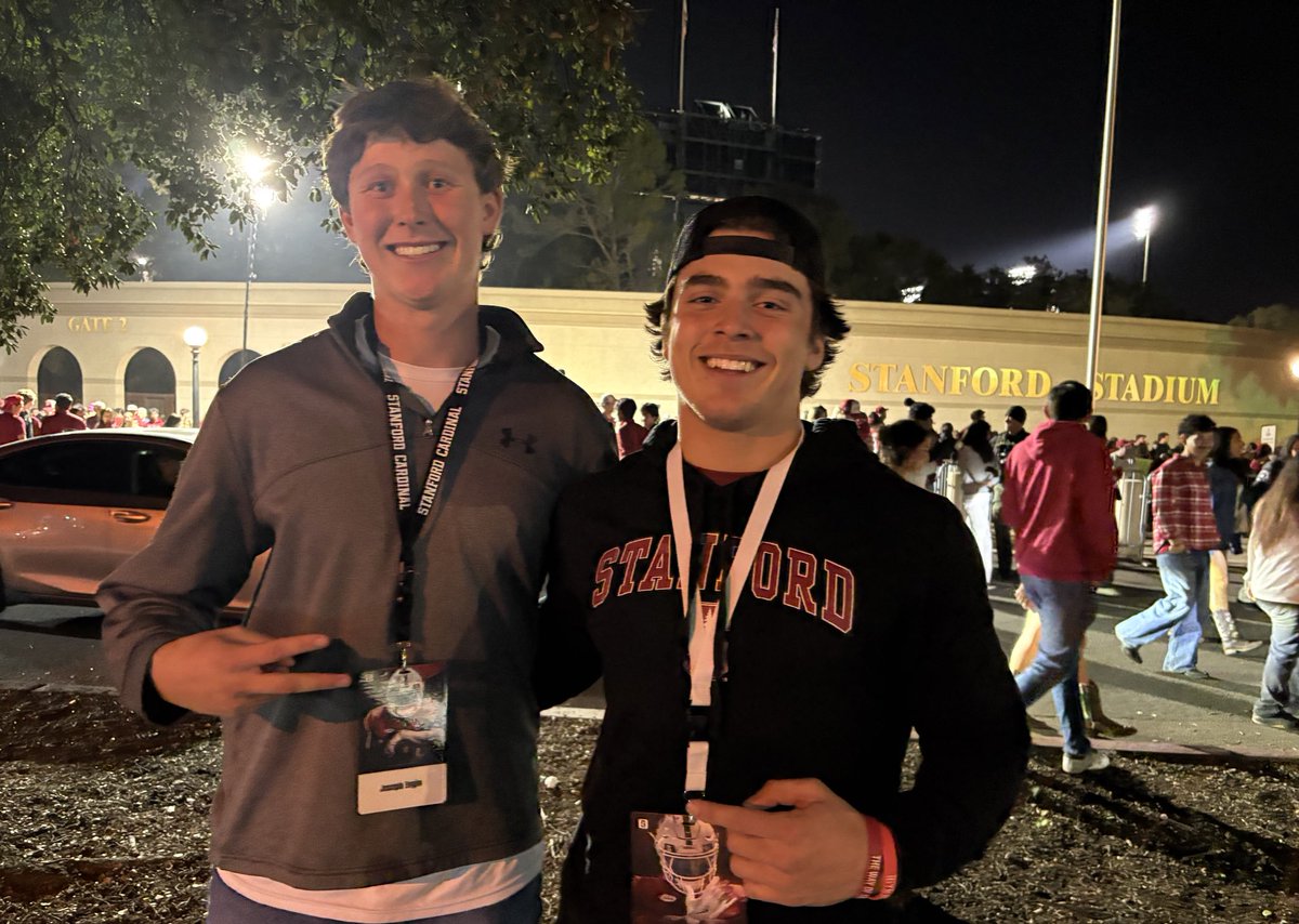 joseph_engin's tweet image. Huge thanks to @StanfordFball for having me out today! Super grateful to have had such a great game day visit. 

@MittyHSfootball @CoachAThompson @Coach_Merkle @CahoonChase @CaptAndrewLuck