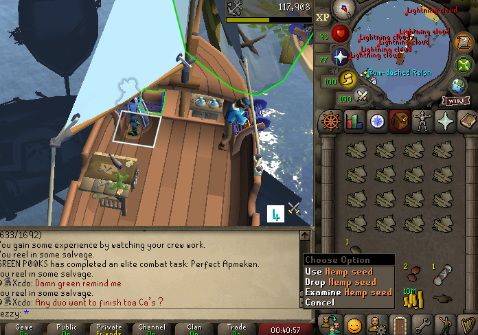 itsPrezzyG's tweet photo. Yesss! I got my first hemp seed finally at level 51 Sailing! https://t.co/fJueaReAq4