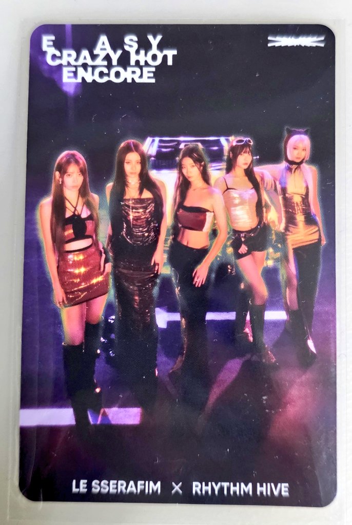 ✴︎ご成約品✴︎ ランダムチョイス　イベント割引　３点 EASY CRAZY HOT ENCORE TOKYO DOME. RHYTHM HIVE Coupon #LE_SSERAFIM