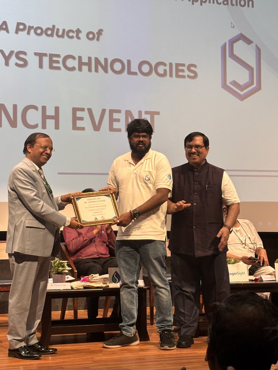 SportifyG's tweet photo. @StartupSanatana @Sugar_Sightapp @MoHFW_INDIA @MinOfCultureGoI @PMOIndia @narendramodi @narendramodi_in @startupindia @PiyushGoyal @JPNadda @OfficialINDIAai @SomanathSpeak Great to attend this super event.
#BeatDiabetes #DietMatters #SuperDiabetesApp #SugarSight
@Sugar_Sightapp
https://t.co/aJJ4EYblOA
#Sportify #GFCFSF
#FitIndia #ProgressiveIndia https://t.co/h63fgvAYix