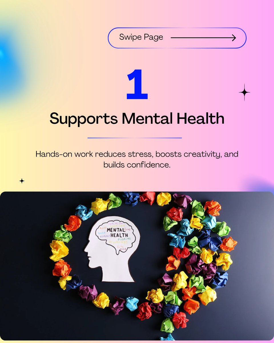 A_kiliF2025's tweet image. A skill is more than a career, it’s a pathway to wellness.
See thread 👇🏾:

#VocationalSkills #SkillBasedLearning #HolisticGrowth #WellbeingJourney #CraftAndCreate #SkillUp