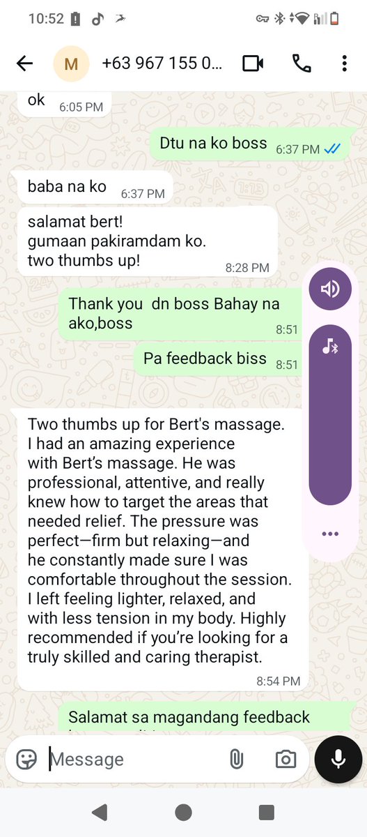 Massage therapist tweet media