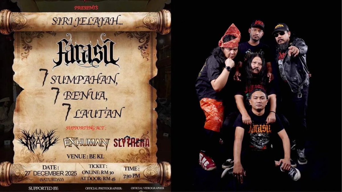 FFarasu's tweet image. TO SHARE &amp;amp; PUBLICIZED
#farasu #malaysiaviral #EVENT #musictwt #Deathmetal #ShowCase