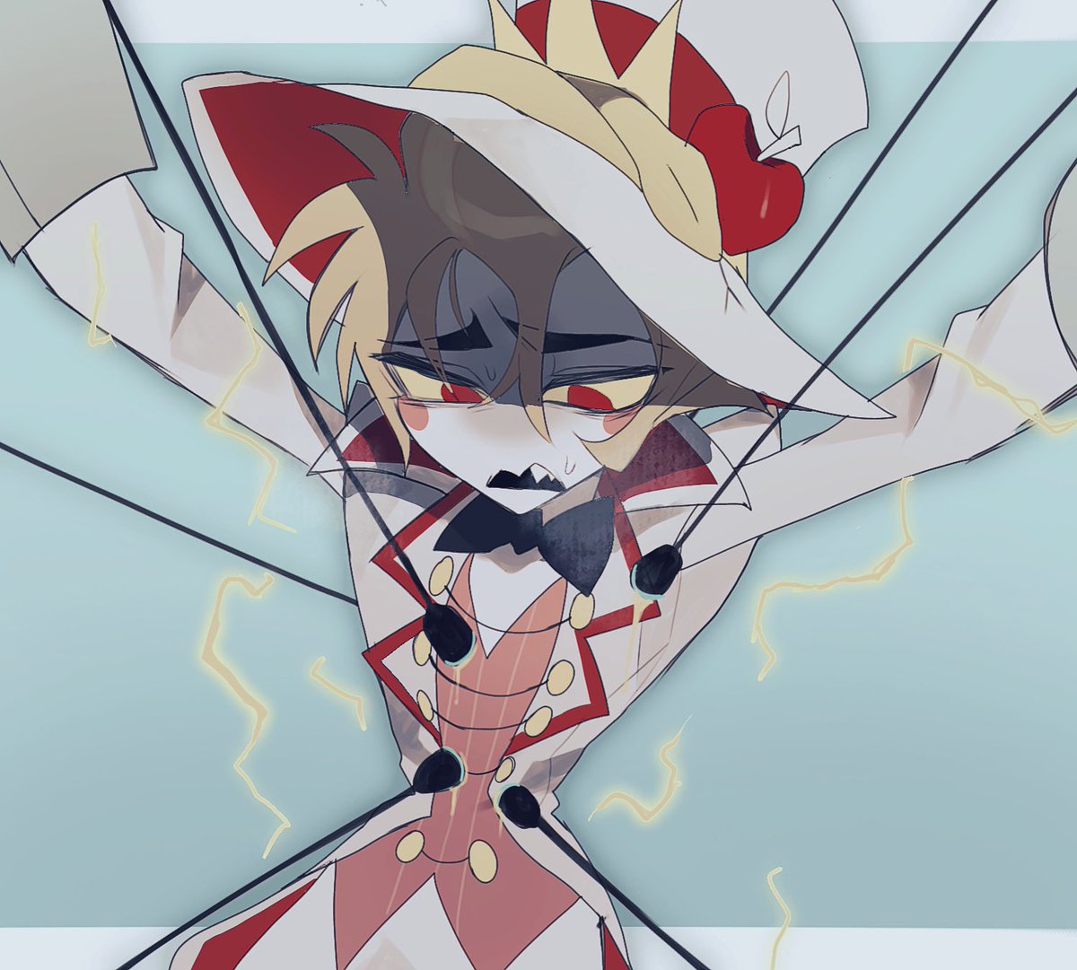 お題箱より🍎🔌
#HazbinHotelLucifer