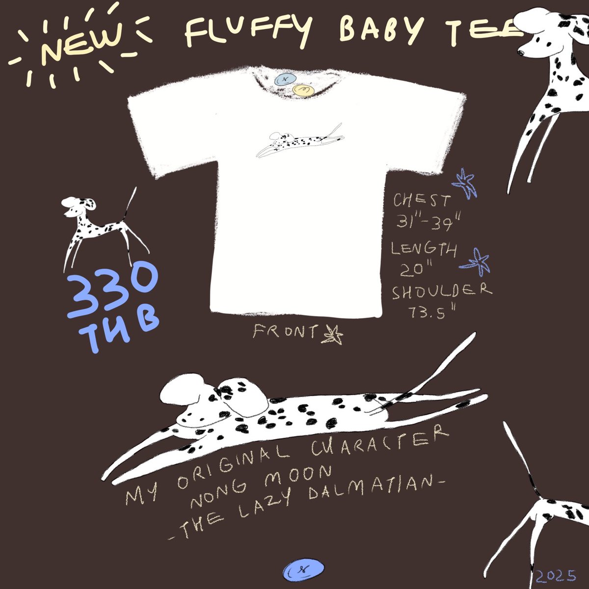 crustmoon's tweet image. please welcome my ‘nong moon’ -the lazy dalmatian- ⛄️🎄
pre-order baby tee (รับที่ yoloได้ค่ะ)
ราคาและขนาดตามภาพเลยค่ะ มี2สีซึ่งเนื้อผ้าไม่เหมือนกันน้า fluffy สีขาวจะหนานุ่มมมมมม ยืดได้เยอะค่ะ สีดำcotton 40 จะบางและยืดได้น้อยกว่า ใส่สบายทั้งคู่ สั่งทาง dmได้เลย มีสีละ10ตัวค่ะ🐶