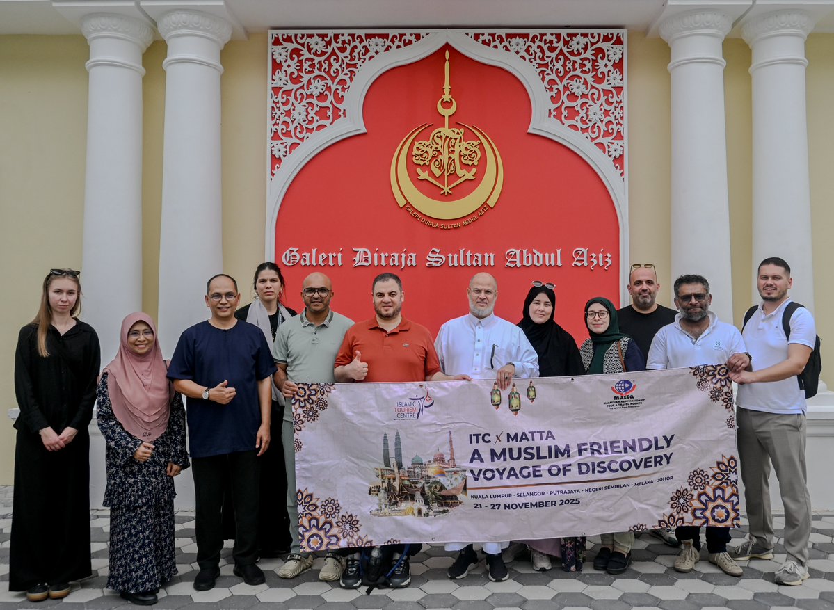 MATTAMalaysia's tweet image. Day 2 of the ITC x MATTA Muslim-Friendly Voyage of Discovery took delegates across KL &amp;amp; Selangor. The day ended with a welcoming dinner attended by Organising Chairman Haji Azri Abd Razak, VP R&amp;amp;T Dato’ Mohd Hizzat Mohd Shah, and ITC representatives.  
#MATTA #ITC #VM2026