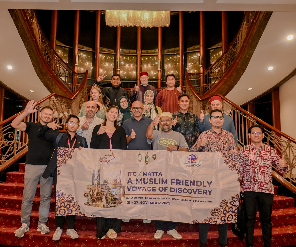 MATTAMalaysia's tweet image. Day 2 of the ITC x MATTA Muslim-Friendly Voyage of Discovery took delegates across KL &amp;amp; Selangor. The day ended with a welcoming dinner attended by Organising Chairman Haji Azri Abd Razak, VP R&amp;amp;T Dato’ Mohd Hizzat Mohd Shah, and ITC representatives.  
#MATTA #ITC #VM2026
