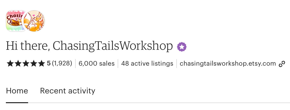 ChasingTailsWS's tweet image. 6000 sales on our tail shop!!! 🥺 thank you guys SO much for all your support over the years, it really keeps us going 🧡