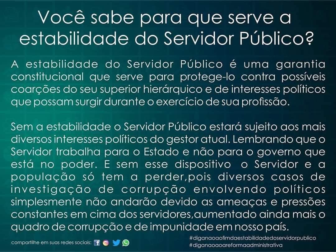 Nadjamacdo's tweet image. Não a Reforma Administrativa