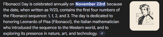 8tmlcrypto's tweet image. Happy #Fibonacci Day!

11/23

🌌🌊🌲🌻