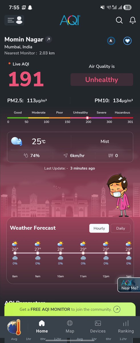 Pihu2313's tweet image. #BMC @mybmc what are we going to do about the aqi? Why isnt any action being taken? Its like no authority wants to take pollution control responsibility but needs all the votes from us people. High time to fix this air we breathe. @CPMumbaiPolice
#MumbaiAQI #Mumbai #pollution