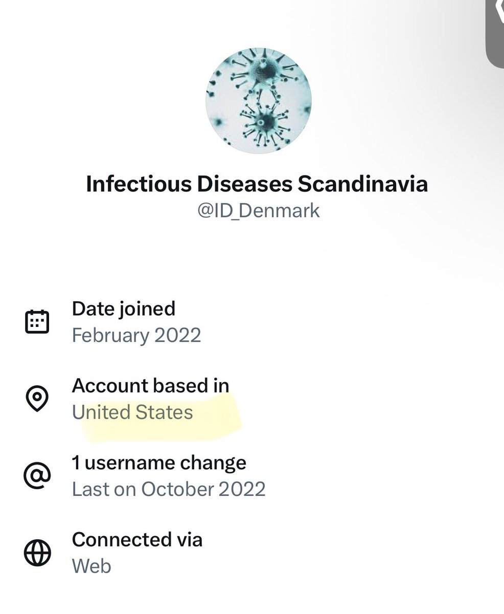 19joho's tweet image. Oh look.  The account that stalked me daily and lied about me constantly for years really isn’t a doctor from Denmark. 

I’m unshocked.  Unshocked I tell you!