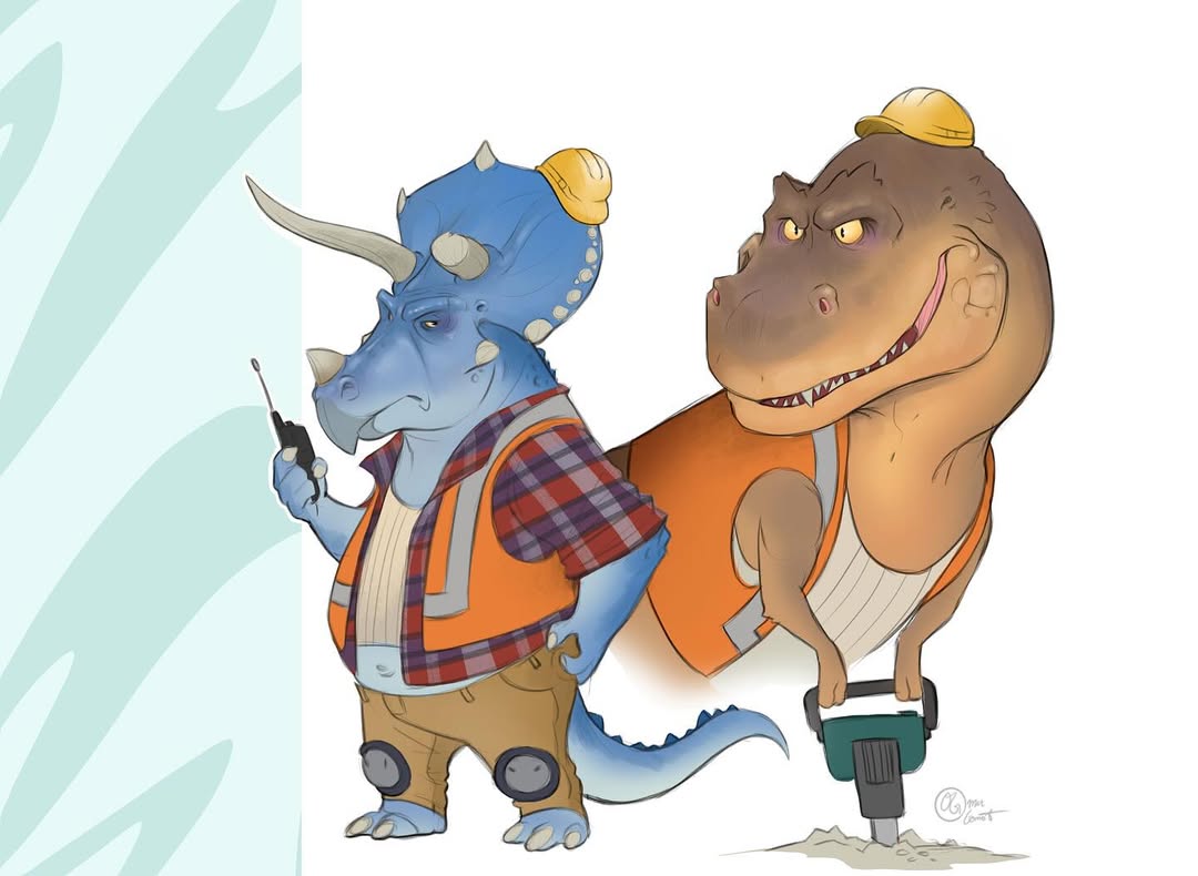 MbvBaryonix's tweet image. Ok but when we&apos;ll get a movie with a society of anthropomorphic dinosaurs?