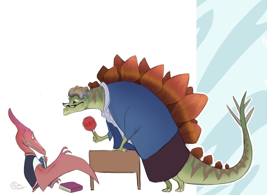 MbvBaryonix's tweet image. Ok but when we&apos;ll get a movie with a society of anthropomorphic dinosaurs?