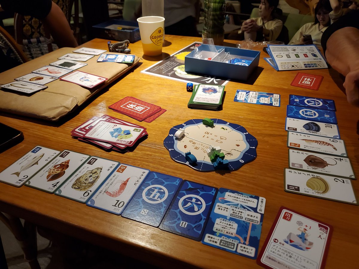 dicecode_game's tweet image. 昨日は宿泊先で“今日船”やりました！
おもしろかった～🎣😆
ニャイスコードのお隣です～！
@Kyou_Fune