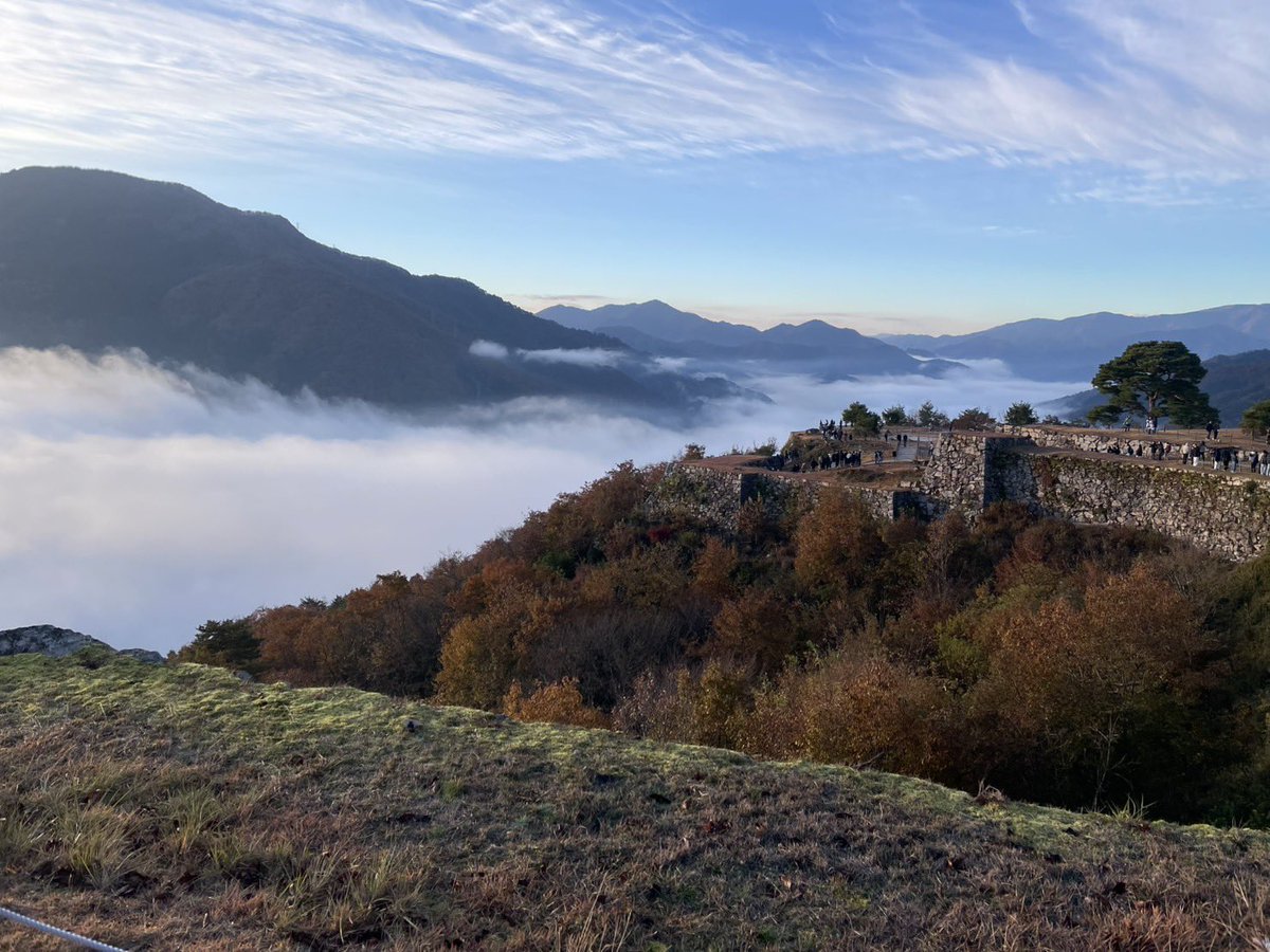 連休の中日は、大雲海でした☁️