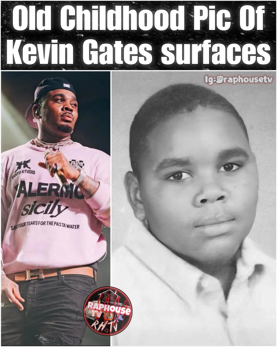 raphousetv2's tweet image. Old Childhood Pic Of Kevin Gates surfaces 📸😳