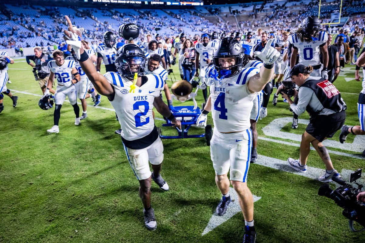 DukeFOOTBALL's tweet photo. Goodnight, Duke nation 😈

We're on to Wake Forest https://t.co/Wua4vtvt0b