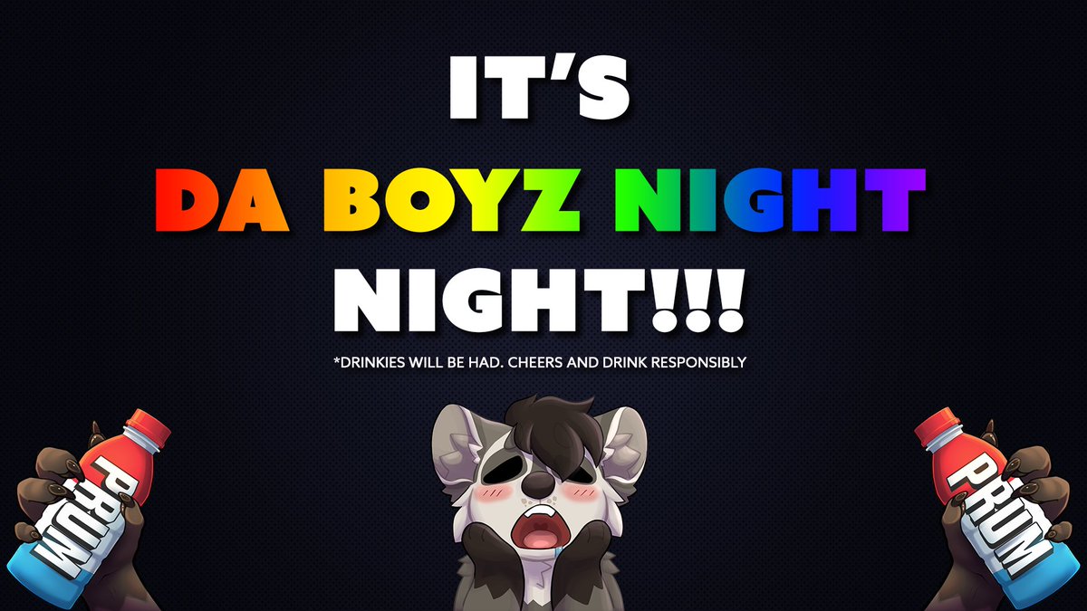ITS TIME FOR BOYZ NIGHT WITH THE MUTHAFUCKIN BOYZ!!!! WE got some silly lads playing board games and having some drinks. Come vibe and hang with us for the weekend!

twitch.tv/barcusb