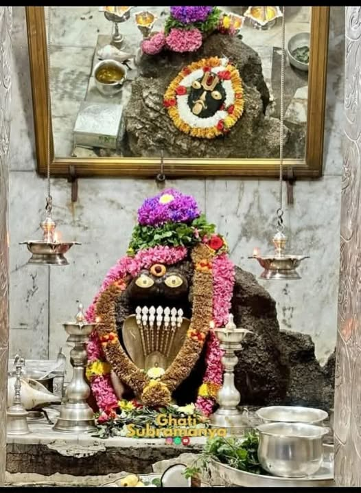 👉 GHAATI - SUBRAHMANYA KSHETRA
(A rare temple of Lord Subrahmanya)

One such temple which is of rare significance is located at Ghati in Karnataka state about 60 km from Bangalore.

According to Sthala Purana Ghati is the place where Lord Subrahmanya performed penance in the