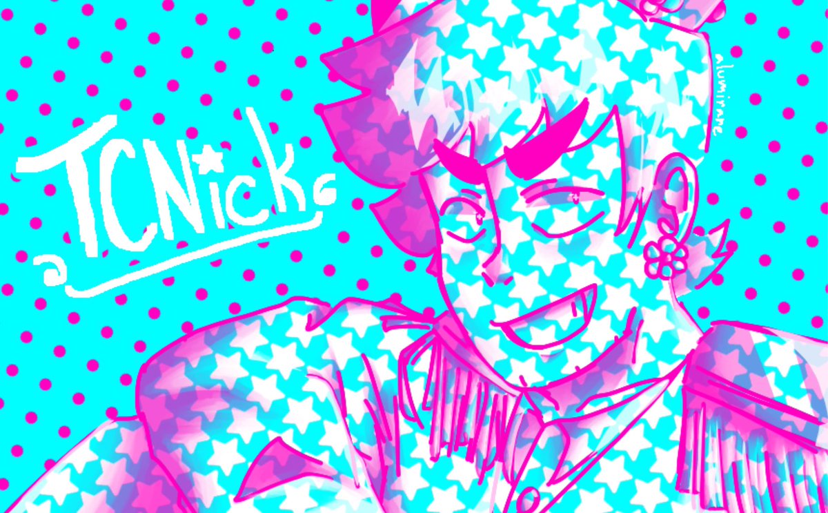 Alumirare_'s tweet image. Uh TCNick3 fanart but I forgot the 3 (ignore that 💔)
Can you guys tell I like using bright colors for purposes like these

#tcnick3 #tcnick3fanart