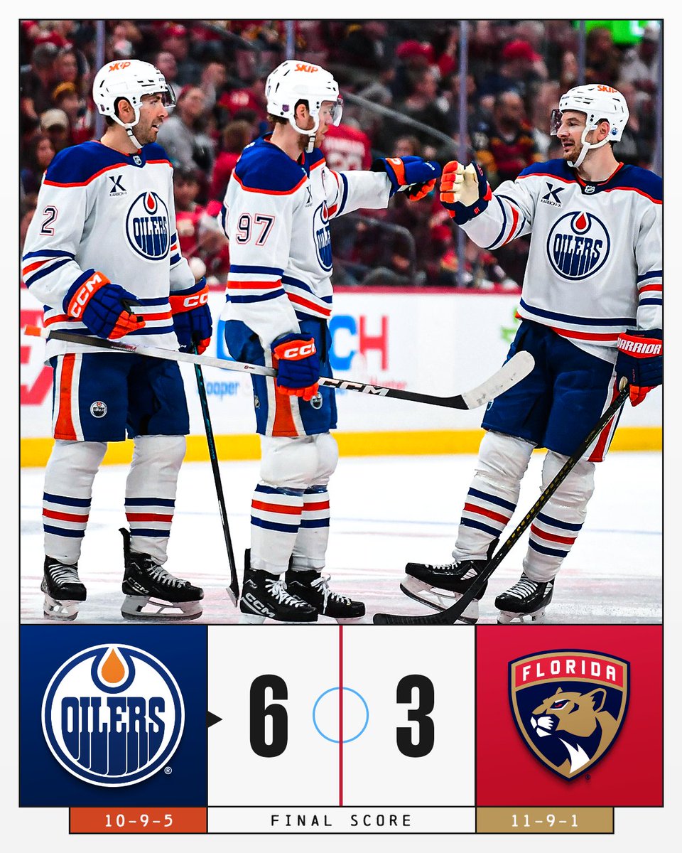 NHL's tweet image. The @EdmontonOilers win this #StanleyCup Final rematch‼️