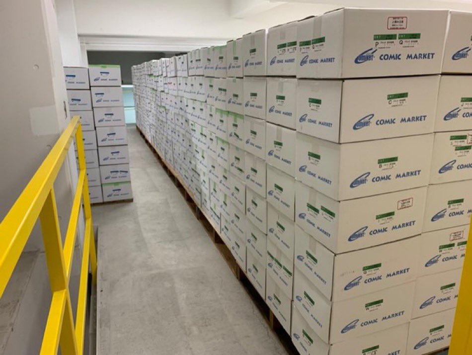 comiket_intl's tweet image. 37 days to Comic Market 107 on Dec. 30/31.

All circles submit a copy of Doujinshi distributed for the 1st time at a Comiket. We check them for legality (obscenity, CSAM) and archive them for future generations. &amp;gt;3 million Doujinshi have accumulated in our warehouse over 50 years