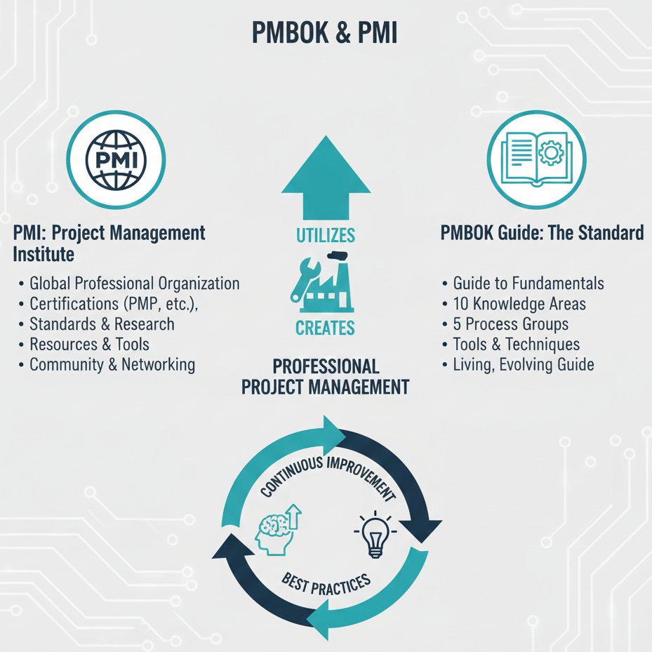 IsaacVelizB's tweet image. PMBOK &amp;amp; PMI 
El PMBOK es la guía global con las mejores prácticas para gestionar proyectos.
El PMI es la institución que establece estos estándares y certifica a los profesionales.
Ambos ayudan a:
✔️ Planificar mejor
✔️ Reducir riesgos
✔️ Alinear equipos
#PMBOK #PMI #Liderazgo