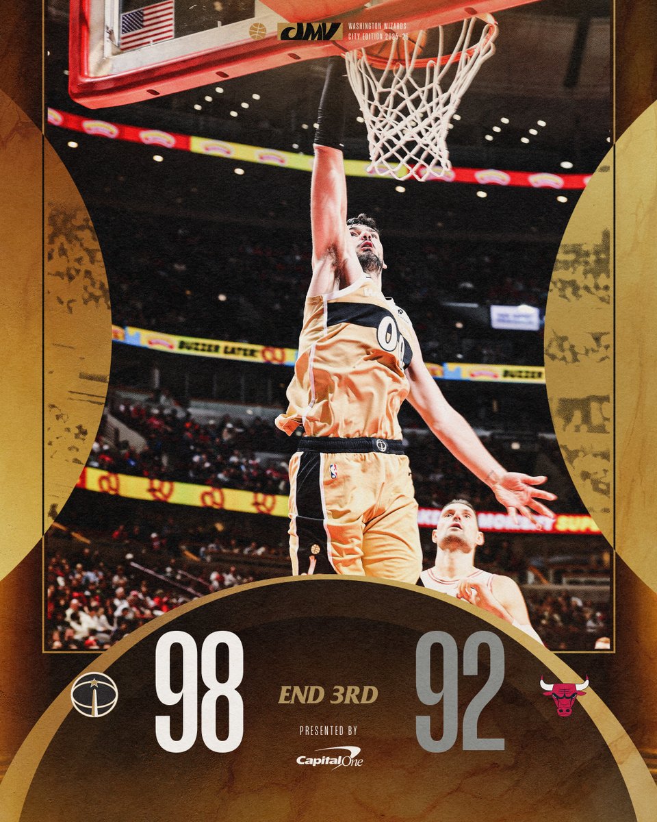 Headed into the final frame. 

#ForTheDistrict | @CapitalOne 