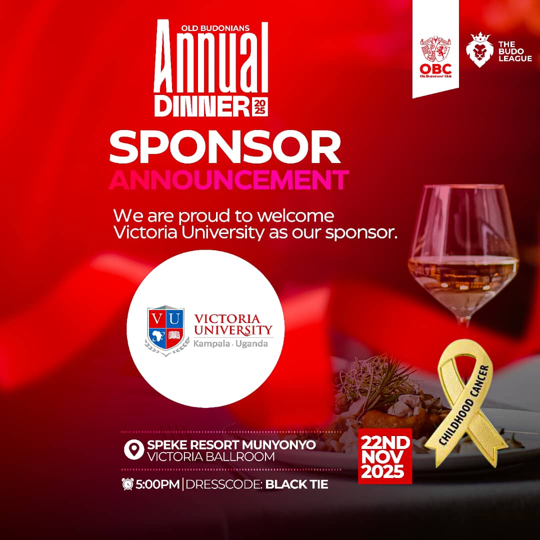 GoldenPosts1's tweet photo. Last night was a night to remember... The Old Budonians Annual Dinner 2025 was a huge success, thanks to our amazing sponsor @VictoriaUniversityUg for Supporting a great cause, the Children's Cancer Ward at UCI Mulago. @UCC_Official
#GoldenPosts
#OldBudoniansDinner #CancerWard https://t.co/6q0XDjfzdo