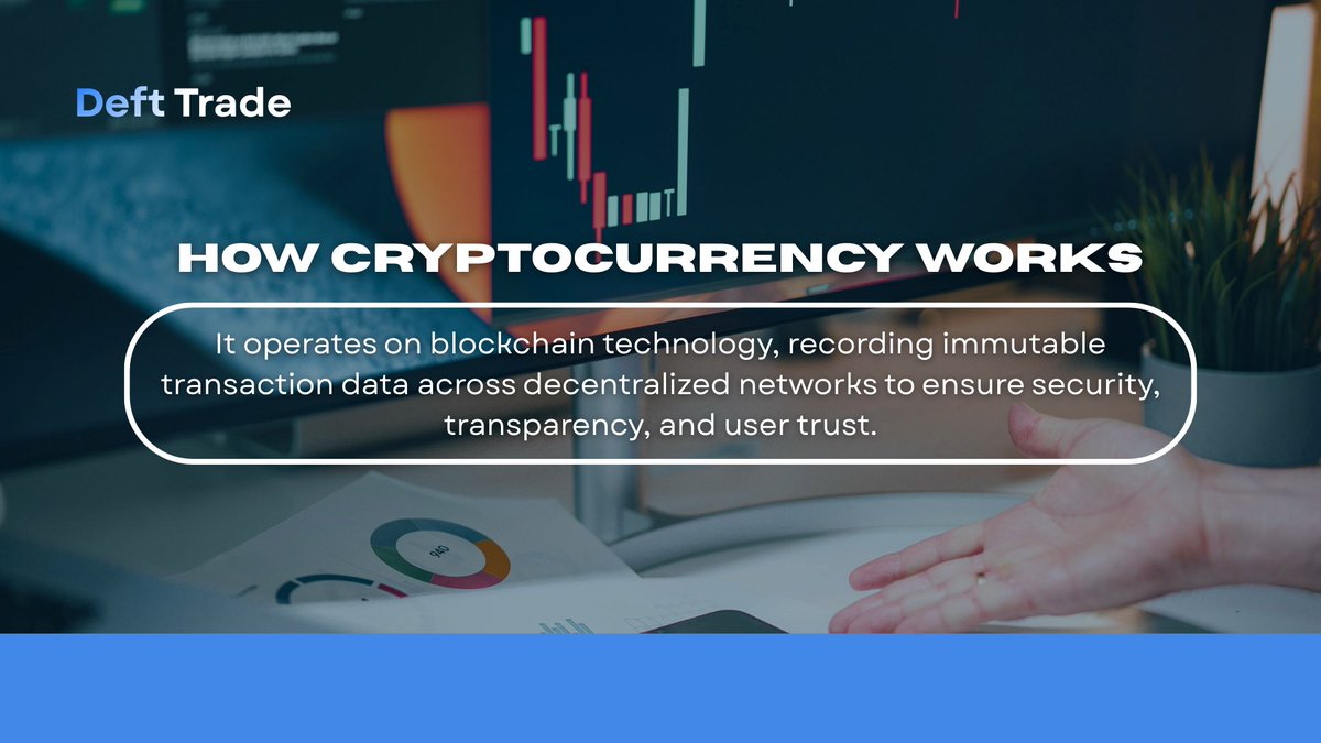 Defttradeai's tweet photo. Crypto is more than digital money. It’s a decentralized future built on security, speed, and freedom.
If you’re not learning it now, you’re already behind.

#DeftTrade #Cryptocurrency101 #CryptoEducation #DigitalCurrency #BlockchainTech #LearnCrypto #FutureOfFinance https://t.co/Om0L39wn5Y