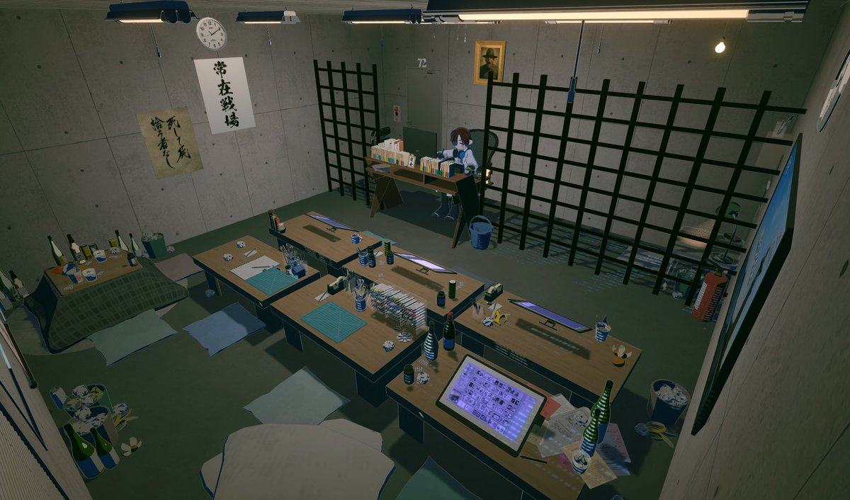 xx_dang_t_xx's tweet image. #gogh の限界作業部屋が出来たので、夕方頃から公開してみます。
goghってそもそも何よって方はこちらが参考になります。

作業集中支援アプリ「gogh」に注目している｜ささもと note.com/ssmt_nt/n/ned4…